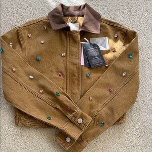 Embellished cropped jacket